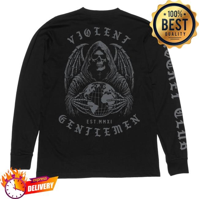 Violent Gentlemen Hockey Club Grim Long Sleeve Shirt Violentgentlemen Merch Store