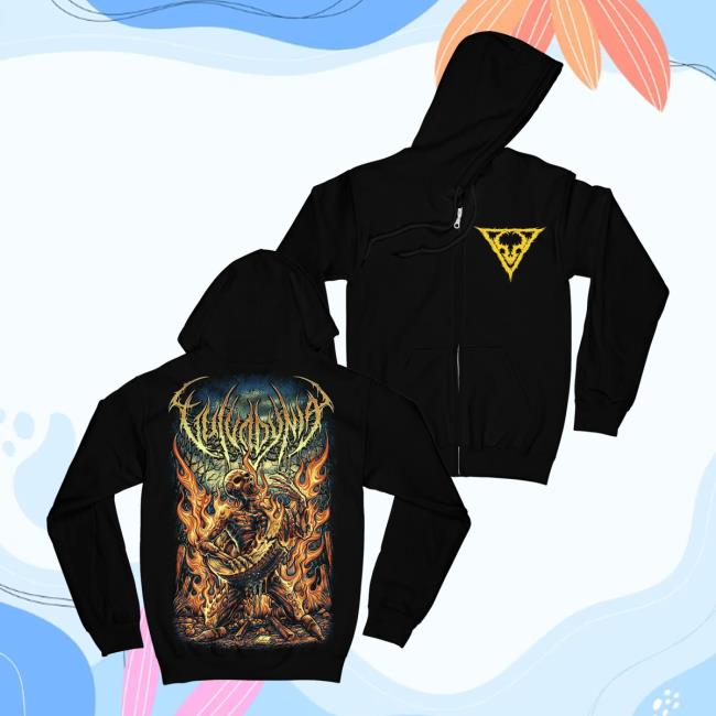 Official Vulvodynia Rising Merch Vulvodynia - Lit Necklacing Zip Up Sweatshirt Hoodie Risingmerch