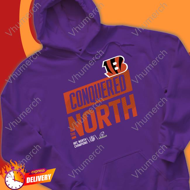 Cincinnati Bengals 2022 Afc North Division Champions New Shirt Conquered The North Afc North Champions Bengals Shirts