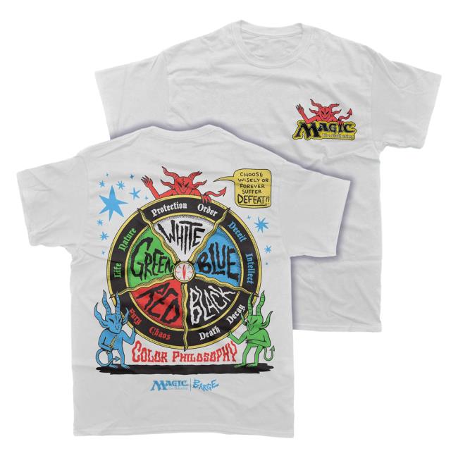 Official Wizard Of Barge Color Philosophy Hot Shirt Magic The Gathering X Wizard Of Barge Hot Shirt Wizardofbarge