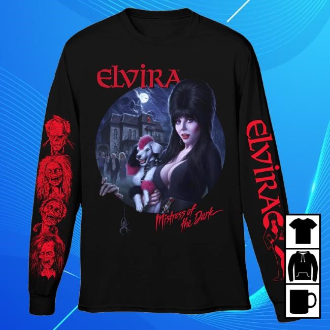 Cavity Colors Merch Elvira's Haunted House Party New Shirt