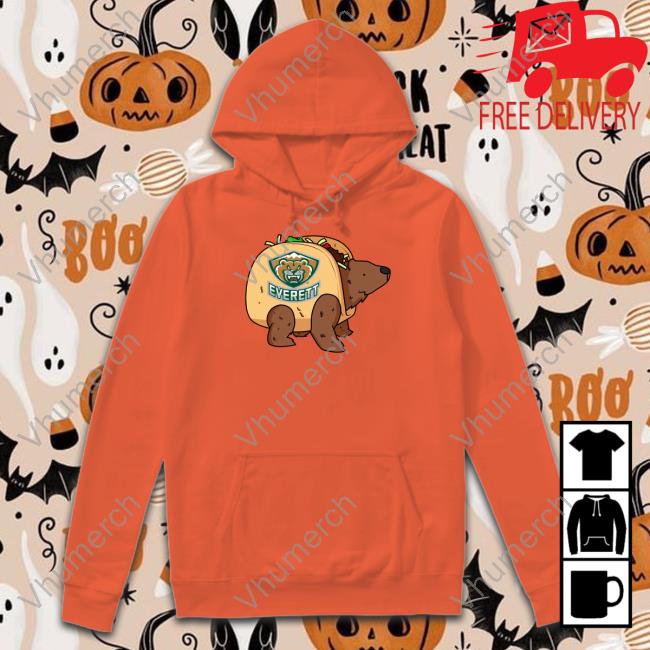Whlsilvertips It’S Taco Time Bear Everett Silvertips Shirts
