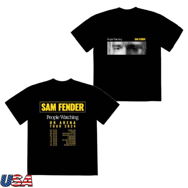 Trending Sam Fender Merch Sam Fender Uk Tour Dateback Black Sweaters