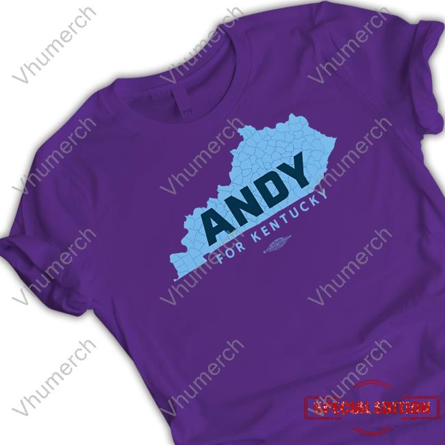 Official Andy For Kentucky Map Shirt