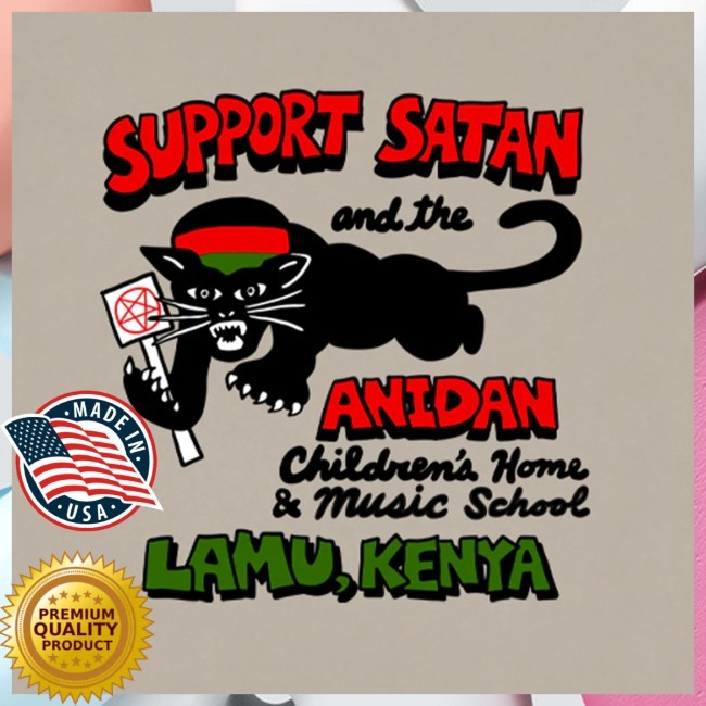 Official Hello Merch King Khan Support Satan Sand Shirt