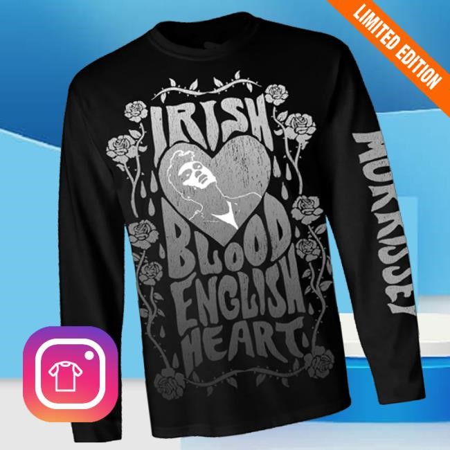 Official Mporium Merch Store Irish Blood Long Sleeve - Black Tee