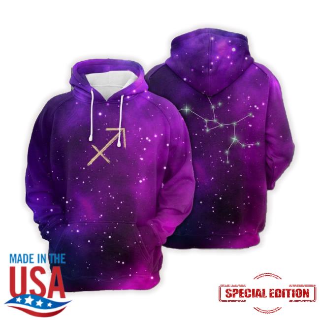 Sagittarius Horoscope 3D Printed Sweatshirt
