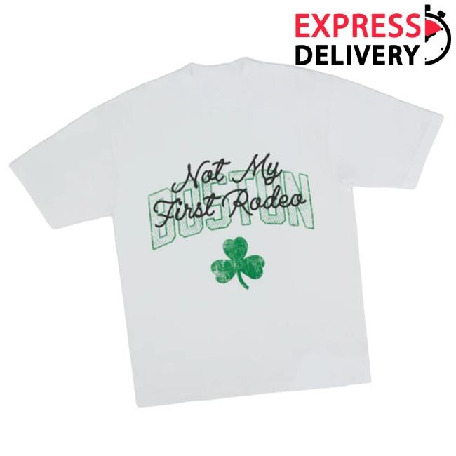 Official Stevenson Ranch X Boston Parquet Tee White Crewneck Sweatshirt