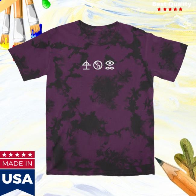 Official Sumerian Merch Store Bad Omens - Like A Villain Purple Tie Dye Hoodie BadOmens Tie-Dye Apparel Clothing Shop