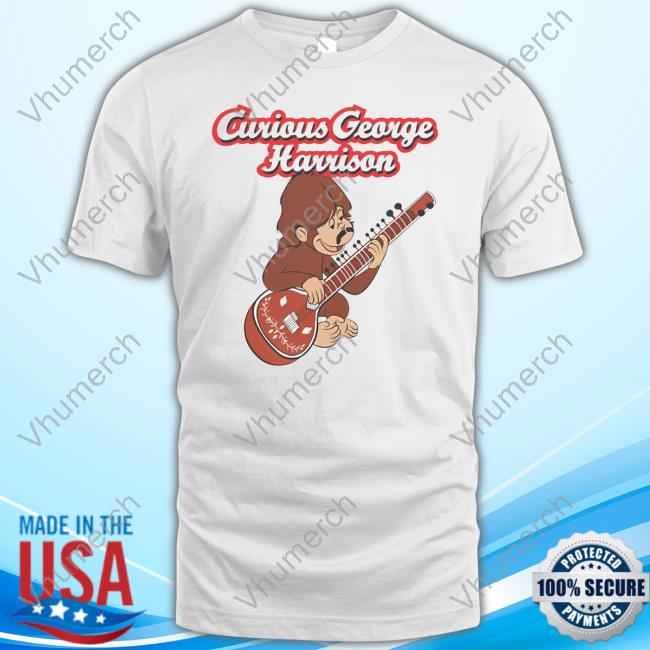 Snapcracklepop's Artist Curious George Harrison Long Sleeve