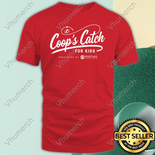 Tampa Bay Lightning Wearing Coop's Catch For Kid Tee Shirt