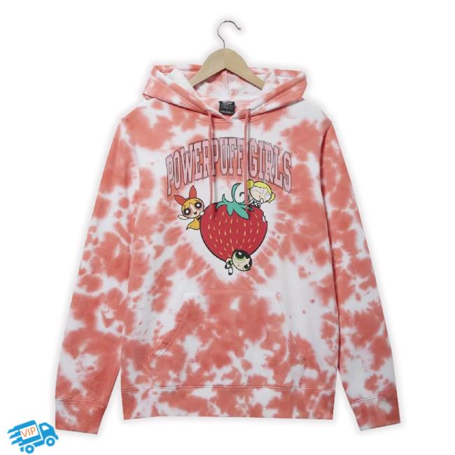Trending The Powerpuff Girls Strawberry Tie-Dye Tee - Boxlunch Exclusive