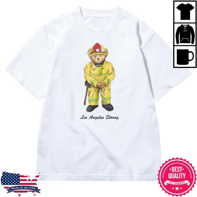 Market Studios Merch Firefighter Bear Relief Tee