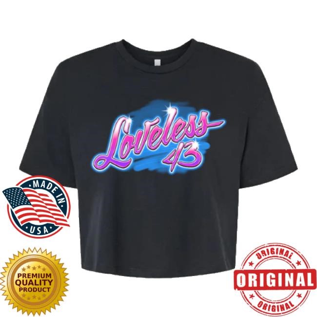 Trending Airbrush Logo Crop Top Unisex Sweatshirt This Is Loveless Store Merch Shop