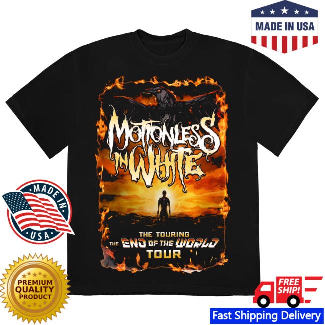 Official Motionless In White Miw Merch Store TTEOTW The Touring The End Of The World Tour Shirt Black MotionlessInWhite MiwMerch