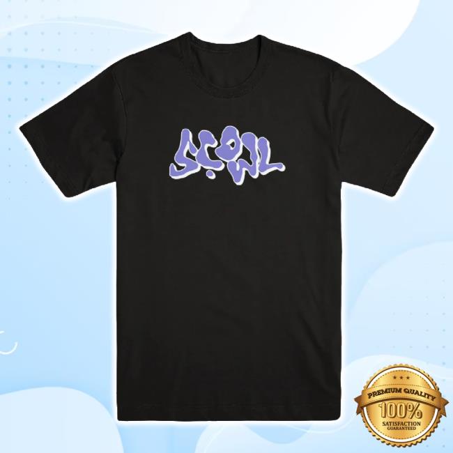 Trending Evilgreed Merch Store Scowl "Purple Logo" Tee Evilgreed Shop