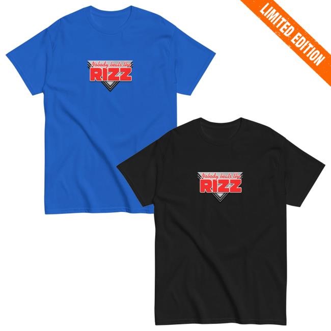 Weird Flavor Merch Store The Nobody Beats The Riz Hooded Sweatshirt