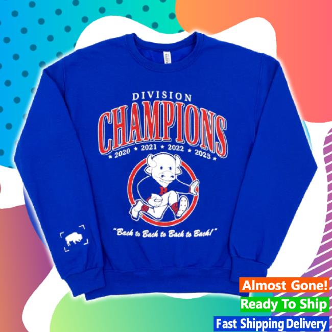 Original Limited Edition Buffalo Football Division Champions Royal Blue Unisex Sweatshirt