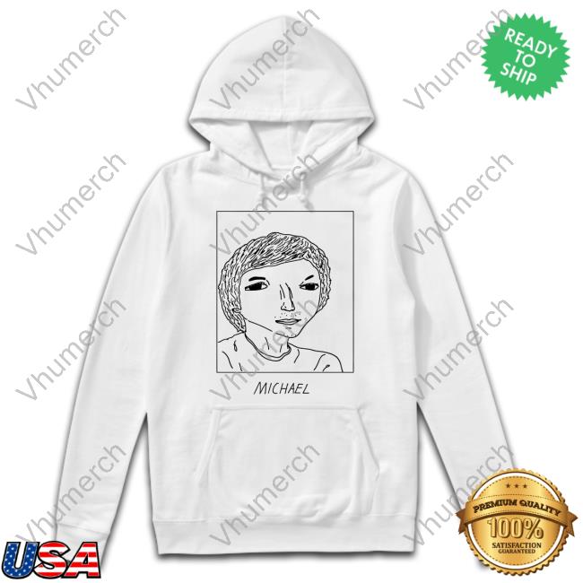 BadlyDrawnCelebsShop Michael Cera Hoodied Sweatshirt