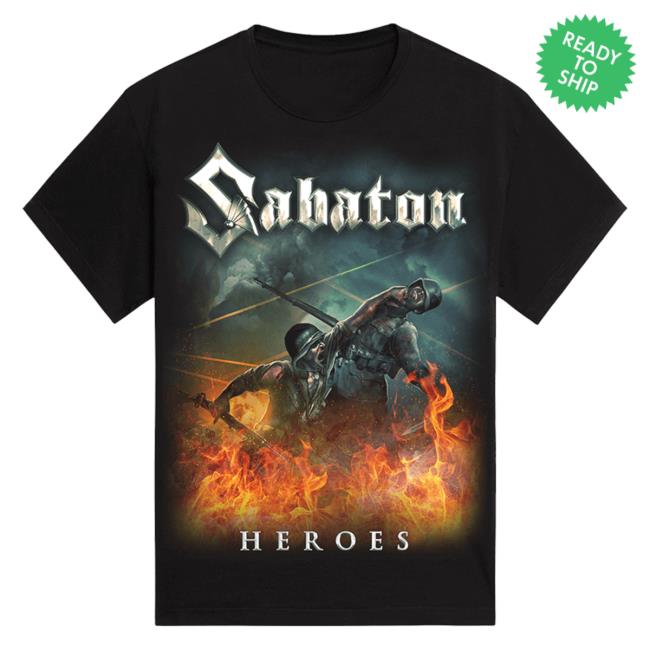 Official Sabaton Merch Store Sabaton Man Of War 2014-2015 Tour Shirt Sabaton Shop