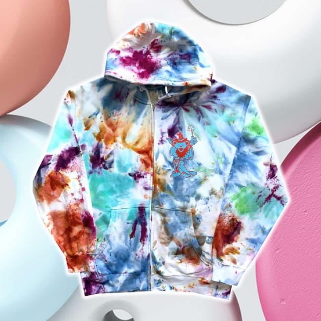 Original Thunder Shout Magic Music Tie-Dyed Zip-Up Hoodie