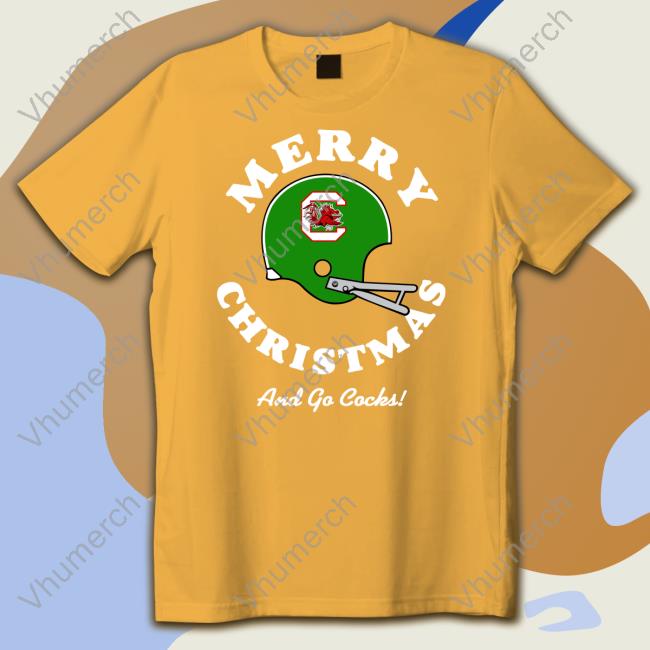 Bullward Merry Christmas And Go Cocks Shirt