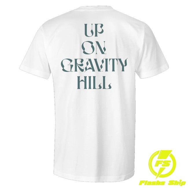 Official Cut Loose Merch Metz Up On Gravity Hill Long Sleeve Shirt White