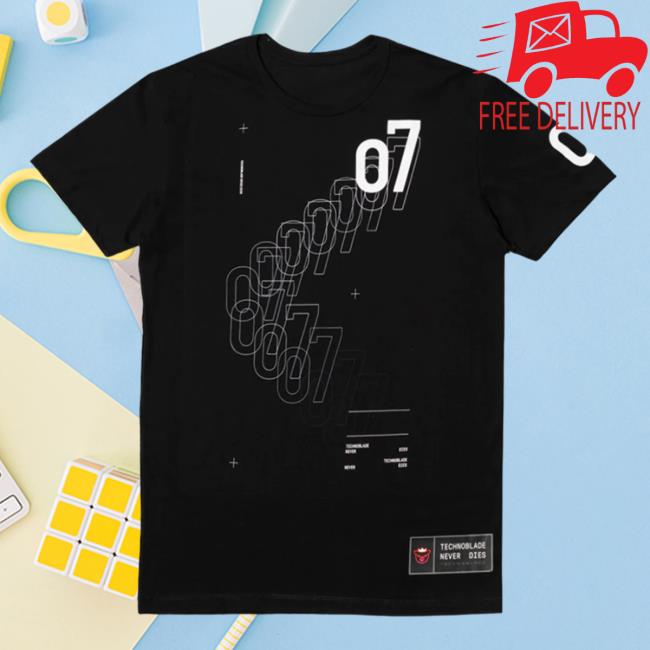 Official Technoblade Merch Store Shop Salute Attractive Shirt Black