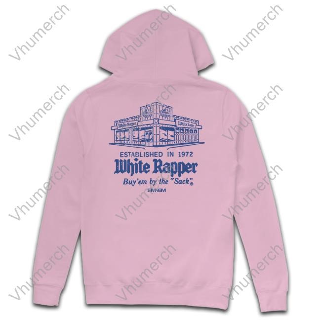 Official Eminem X White Castle Rapper T-Shirt Eminem X White Castle Rapper Buy Em By The Sack Limited Shirt