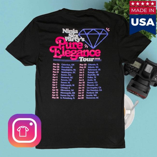 Official Good Merch Only Merch Pure Elegance Tour Hoodie, Sweatshirt