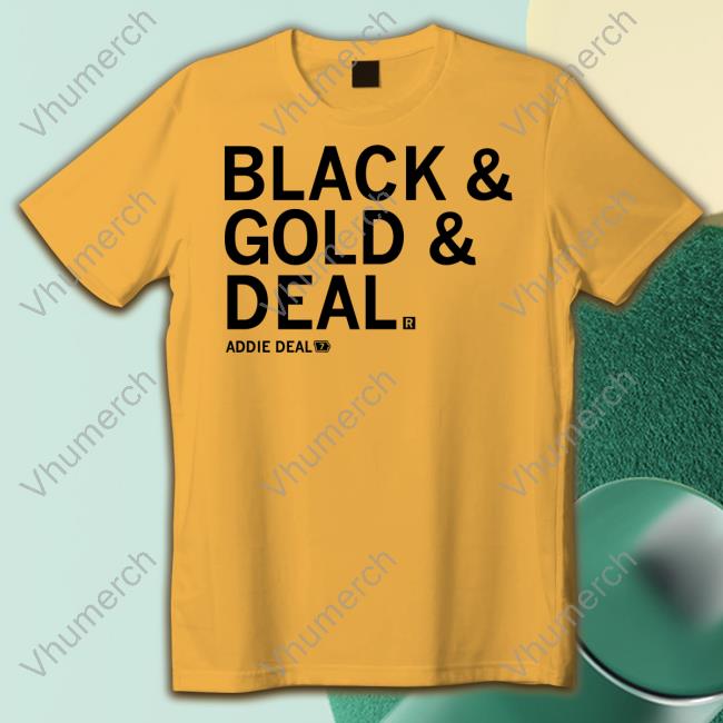 Black & Gold & Deal Deal Addie Deal 7 Hooded Sweatshirt