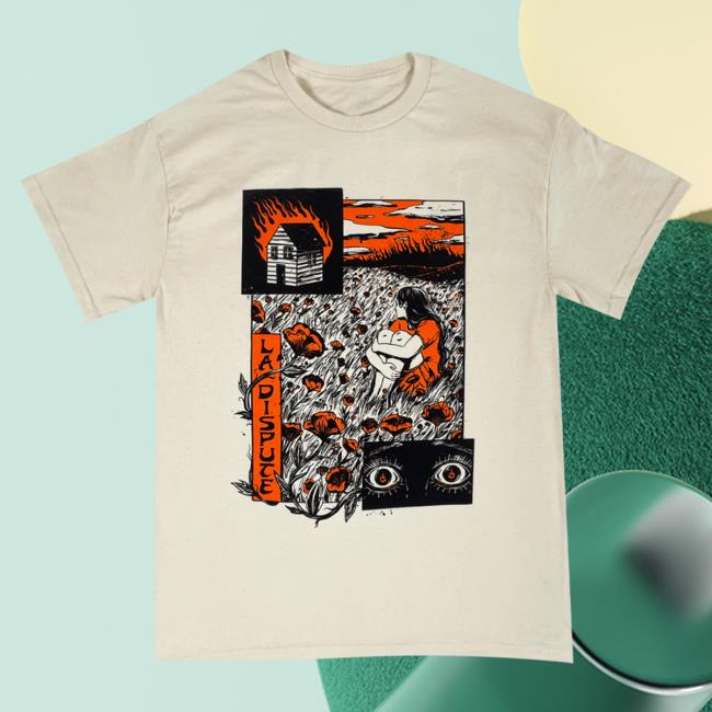 Official Hello Merch La Dispute Wildfire Natural Hot Shirt HelloMerch LaDispute
