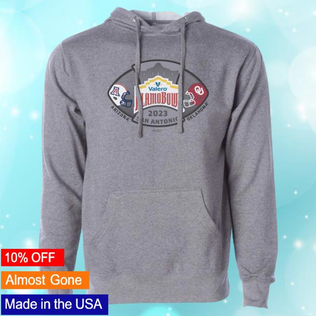 Official Alamo Bowl Merch Store Alamo Bowl 2023 Valero Alamo Bowl 2-Team Popover Sweatshirt Alamo Bowl Merchandise Alamobowl Apparel Clothing Shop