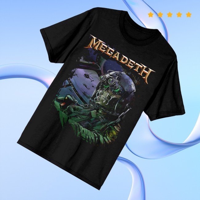 Megadeth Merch Store Night Stalkers Long Sleeve Shirt