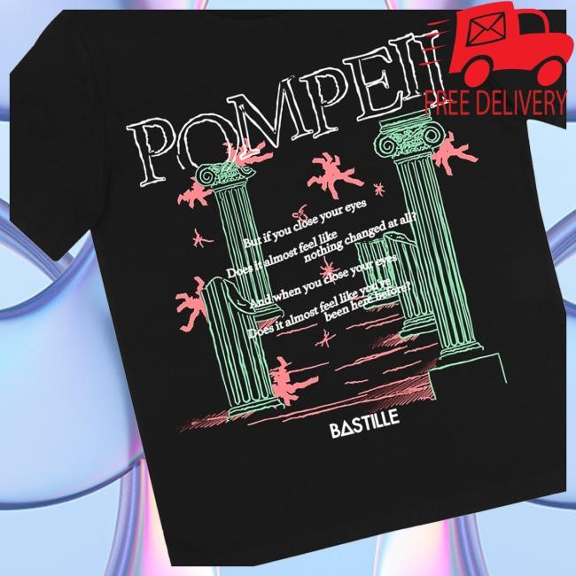 Pompeii Pillars Tee Shirt