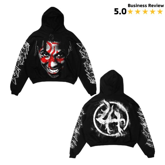 Official Lostinthehills x Youngboy Lost In The Hills Lh Face Popover Hoodie