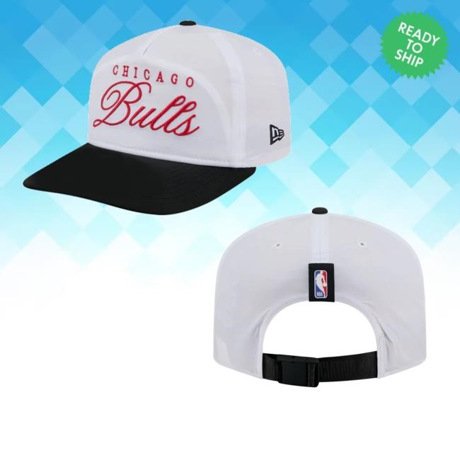 Chicago Bulls Merch Store Chicago Bulls New Era 2025 Draft Golfer Hat
