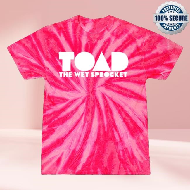 Toad The Wet Sprocket Merch Toad Pink Tie Dye Sweatshirt