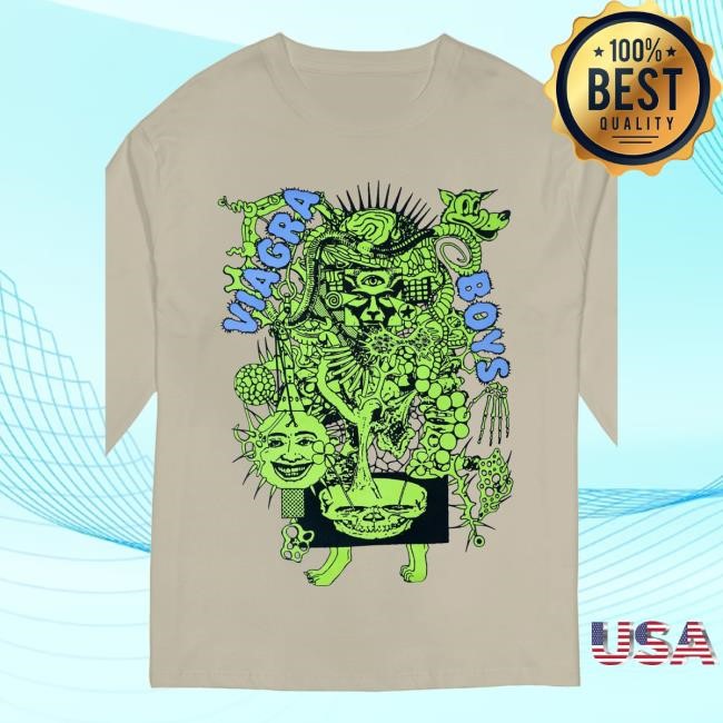 Viagra Boys Merch Salt Shed Tee