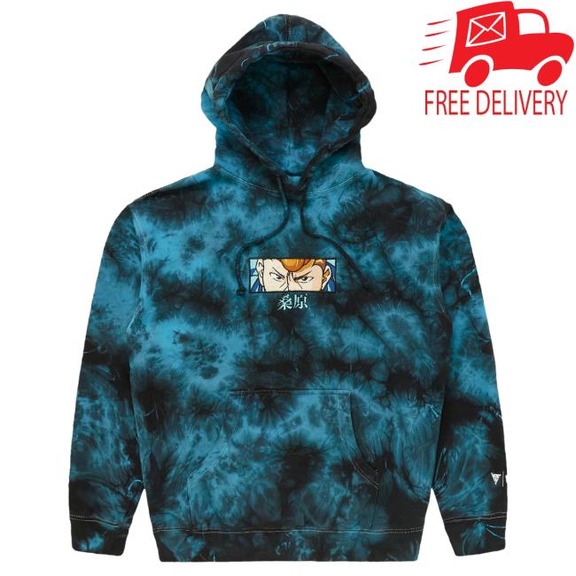 Official Hypland Clothing Merch Store Hypland Yyh Kuwabara Eyes Sweaters (Tie Dye)