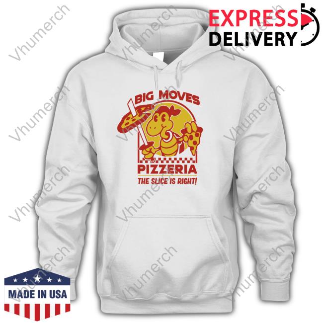 Yoletsmakemoves Big Moves Pizzeria The Slice Is Right Sweatshirt