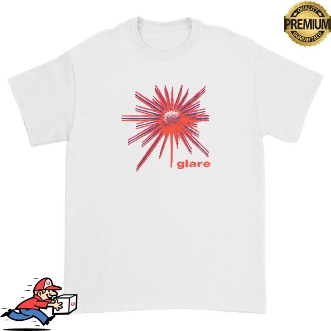 Official Down Right Merch Glare Sun White T-Shirt