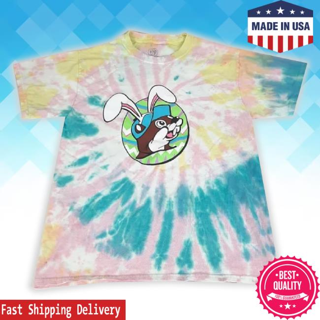Bucees Easter Tie Dye Unisex Sweatshirt But Did You Dye? Bunny Ears Logo Adult Size Medium