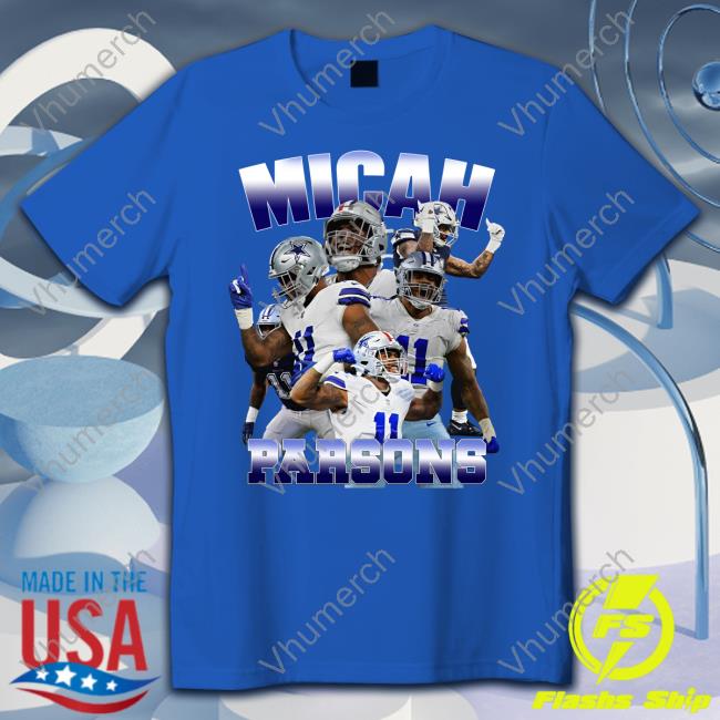 Micah Parsons Dallas Cowboys Football Tee Shirt Micah Parsons Dallas Cowboys Football Tees
