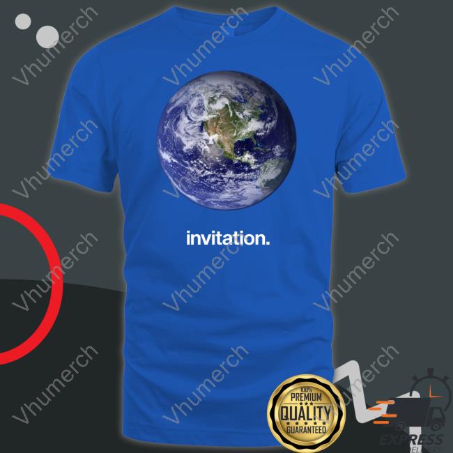 Sebastian Vettel The Earth Invitation Tee Shirt Formula 1