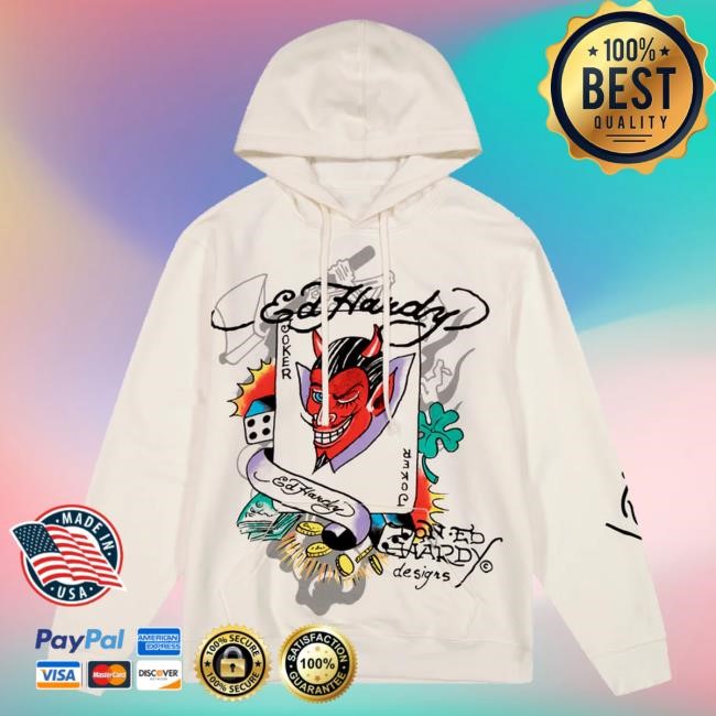 Ed Hardy The Official Merch Joker Mens Sweaters