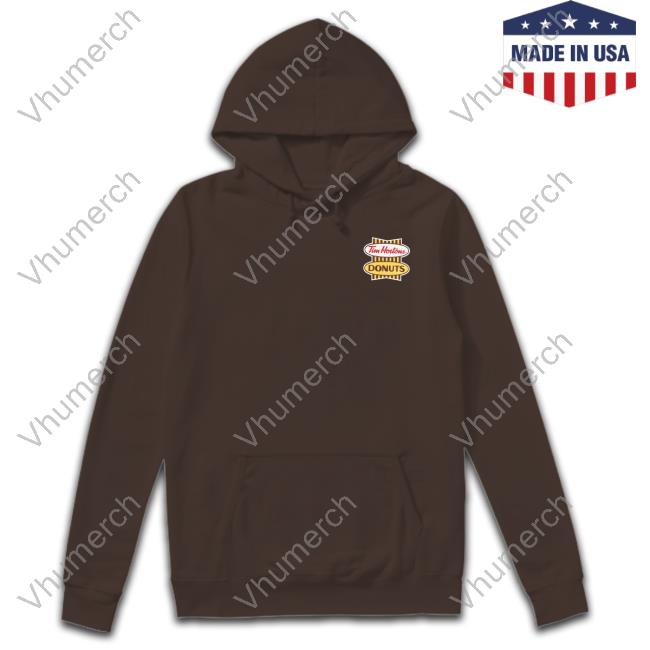 Timshop Tim Hortons Donut Retro Logo Hooded Sweatshirt