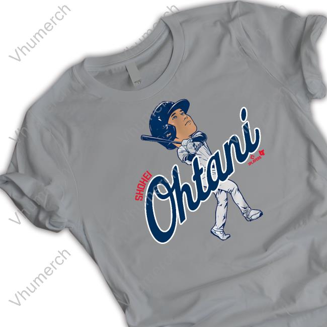 Breakingt Store Shohei Ohtani Batting Caricature Shirts Breakingt Store Shohei Ohtani Batting Caricature Tee