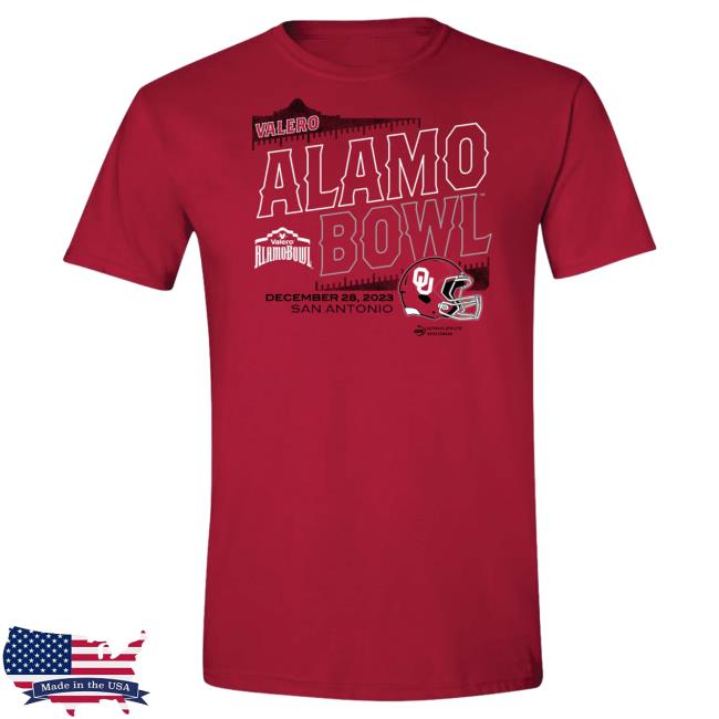 Official Alamo Bowl Merch Store Alamo Bowl 2023 Valero Alamo Bowl Oklahoma Sst Tshirt Alamo Bowl Merchandise Alamobowl Apparel Clothing Shop