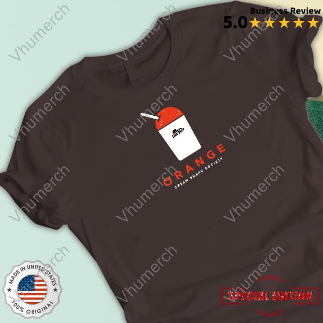 Del Taco Restaurants Orange Cream Shake Society Tee Shirt